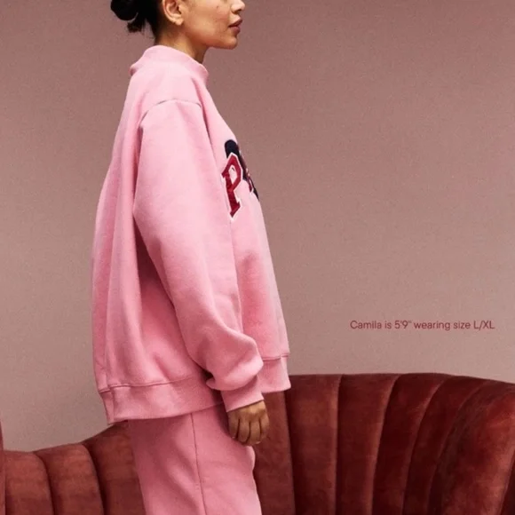 PARKE Jean Heart ❤️ 2026 Release - Blush  Mockneck fleece - Picture 4 of 7